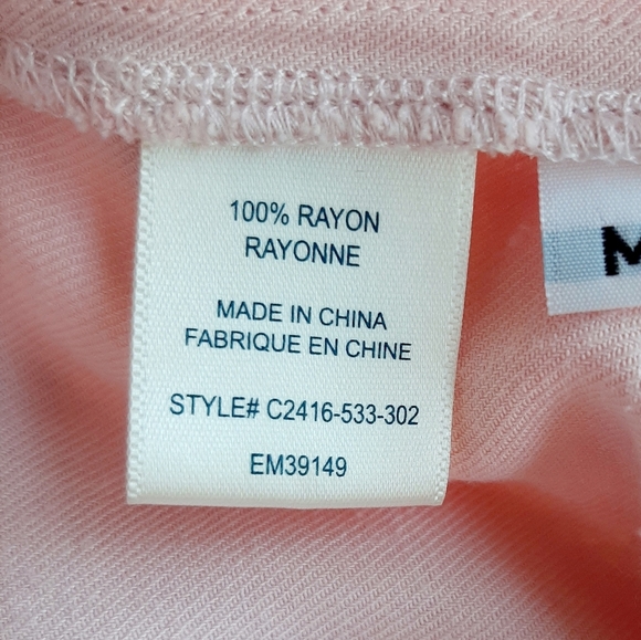 ANTHROPOLOGIE CLOTH & STONE PINK TOP - Picture 7 of 8